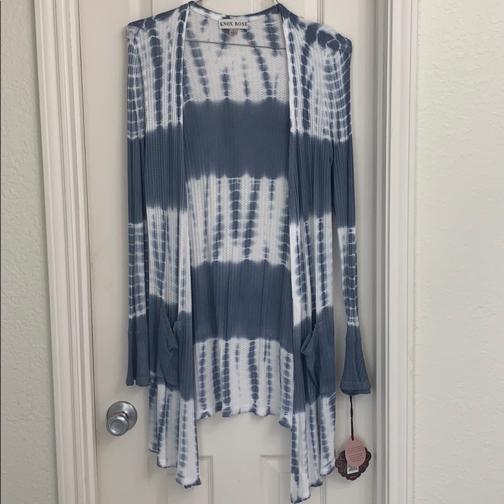 Women’s Tye Dye Thermal Cardigan